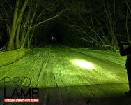 До ворот 200 метров - ночной обзорный тест светодиодной балки для внедорожника