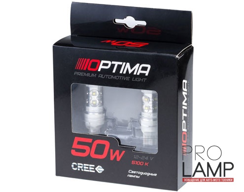 Светодиодные лампы Optima Premium W21W - 7440 — op 7440 50w 6 3