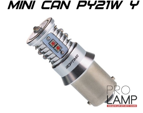 Светодиодные лампы Optima Premium MINI PY21W — op py21w can y 50w 71