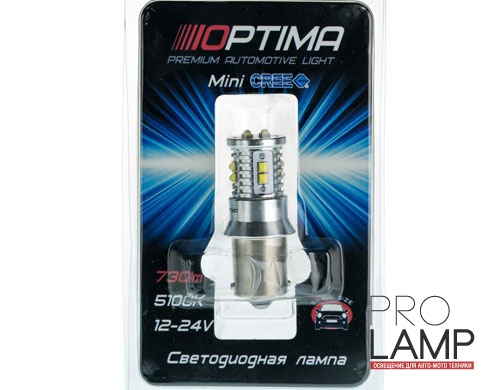 Светодиодные лампы Optima Premium MINI P21W — op p21w can 50w 4