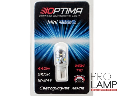 Светодиодные лампы Optima Premium W5W, W16W (T10) MINI 30W 5100K — op w5w can 30w 2