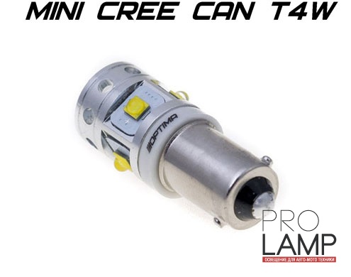 Светодиодные лампы Optima Premium T4W (Ba9S) MINI 30W 5100K — op t4w can 30w 3