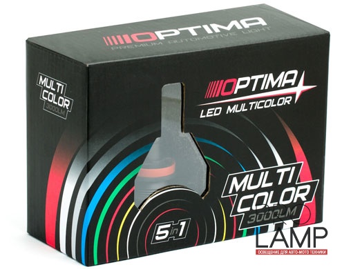 Светодиодные лампы Optima LED MultiColor H11 3000Lm — MultiColor Optima LED H11 3