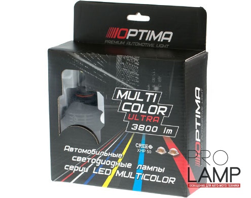 Светодиодные лампы Optima LED MultiColor Ultra HB5 3800Lm — Optima LED MultiColor Ultra HB5 3800Lm 3