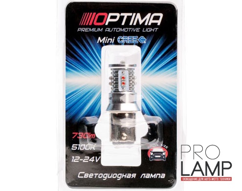Светодиодные лампы Optima Premium MINI P21/4W RED — Optima Premium MINI P21 4W RED can 50w 300