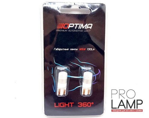 Светодиодные лампы Optima Premium W5W (T10) Yellow — Optima Premium W5W Yellow 21
