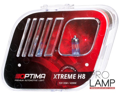 Галогеновые лампы Optima Xtreme H8 +130% — Optima Xtreme H8 4