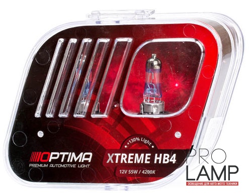 Галогеновые лампы Optima Xtreme HB4 +130% — Optima Xtreme HB4 2