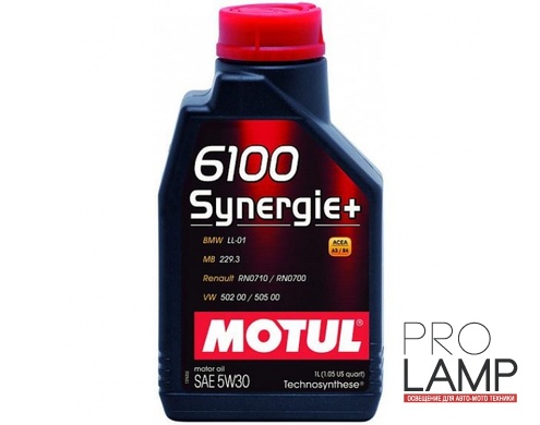 MOTUL 6100 Synergie+ 5W-30 - 1 л.: 4e0ec2bc22acd818e5788bd87f06c30a