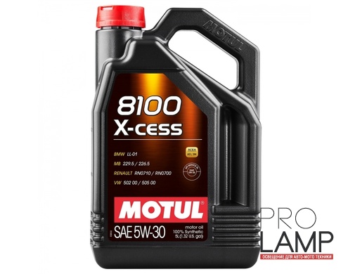 MOTUL 8100 X-cess 5W-30 - 5 л.: 5775633ca5aaa884511970f79dabb54a