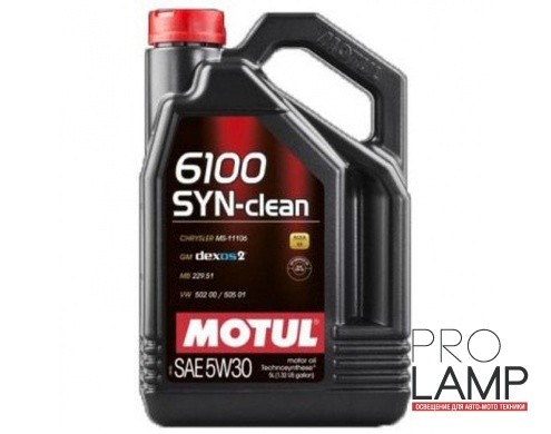 MOTUL 6100 SYN-CLEAN 5W-30 - 5 л.