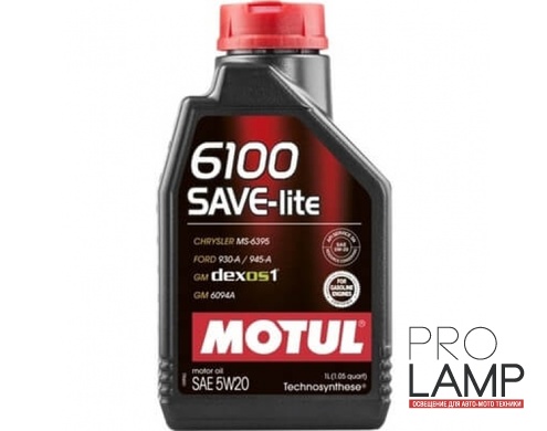 MOTUL 6100 Save-lite 5W-20 - 1 л.: 1cb9e37be884aa0d4b8d8d35464b9b4f