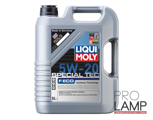 LIQUI MOLY Special Tec F ECO 5W-20 — НС-синтетическое моторное масло 5 л.: Special Tec F ECO 5W 20 5