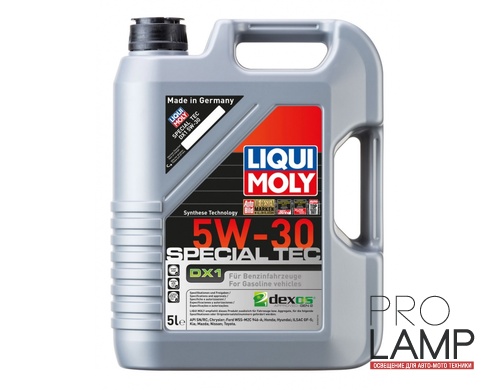 LIQUI MOLY Special Tec DX1 5W-30 - НС-синтетическое моторное масло, 5л: motornoe maslo liqui moly special tec dx1 5w 30