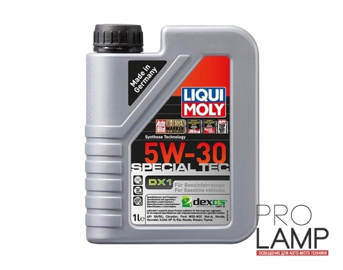 LIQUI MOLY Special Tec DX1 5W-30 - НС-синтетическое моторное масло, 1л: motornoe maslo liqui moly special tec dx1 5w 30