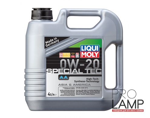 LIQUI MOLY Special Tec AA 0W-20 — НС-синтетическое моторное масло 4 л.