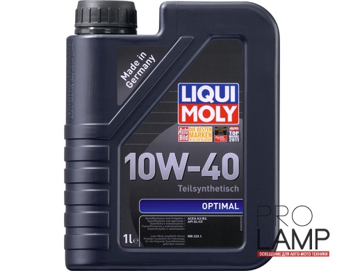 LIQUI MOLY Optimal 10W-40 — Полусинтетическое моторное масло 1 л.: liqui moly optimal 10w 40 polusinteticheskoe 1l 3929