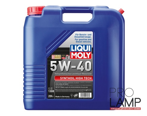 LIQUI MOLY Synthoil High Tech 5W-40 — Синтетическое моторное масло 20 л.: Synthoil High Tech 5W 40 20
