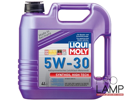 LIQUI MOLY Synthoil High Tech 5W-30 — Синтетическое моторное масло 4 л.: motornoe maslo liqui moly synthoil high tech 5w