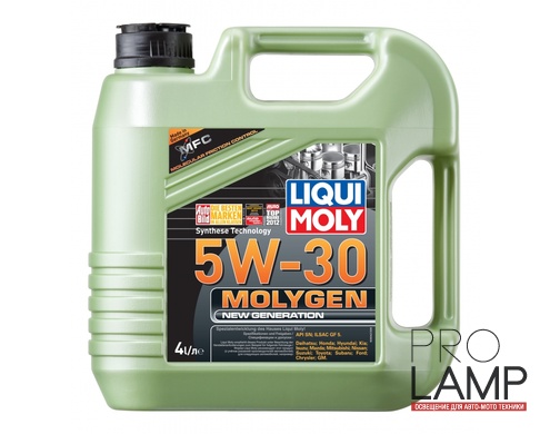 LIQUI MOLY Molygen New Generation 5W-30 — НС-синтетическое моторное масло 4 л.: liqui moly molygen new generation 5w 30