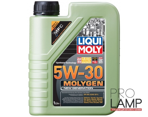 LIQUI MOLY Molygen New Generation 5W-30 — НС-синтетическое моторное масло 1 л.: liqui moly molygen new generation 5w 30