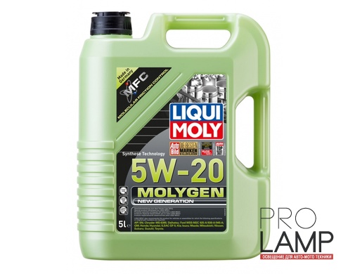 LIQUI MOLY Molygen New Generation 5W-20 — НС-синтетическое моторное масло 5 л.: motornoe maslo liqui moly molygen new