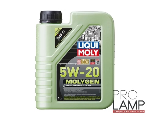 LIQUI MOLY Molygen New Generation 5W-20 — НС-синтетическое моторное масло 1 л.: liqui moly molygen new generation 5w 20