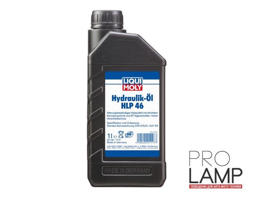 LIQUI MOLY Hydraulikoil HLP 46 — Минеральное гидравлическое масло 1 л.: gidravlicheskoe maslo liqui moly hydraulikoil