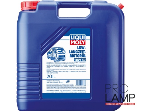 LIQUI MOLY LKW-Langzeit-Motoroil 10W-40 Basic — Синтетическое моторное масло 20 л.: motornoe maslo liqui moly lkw