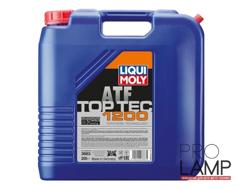 LIQUI MOLY Top Tec ATF 1200 — НС-синтетическое трансмиссионное масло для АКПП 20 л.: transmissionnoe maslo liqui moly