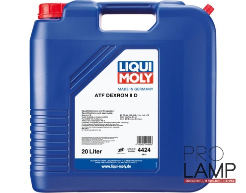 LIQUI MOLY ATF Dexron II D — Минеральное трансмиссионное масло для АКПП 20 л.: transmissionnoe maslo liqui moly atf