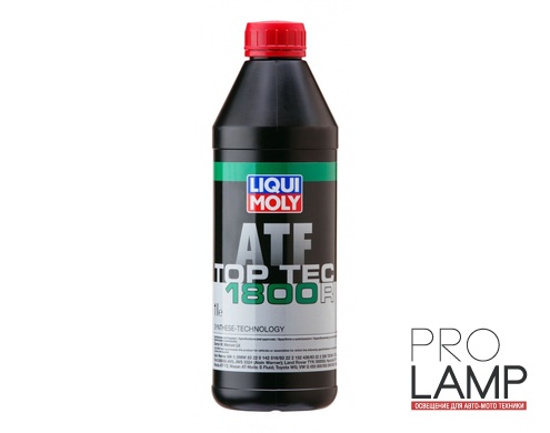 LIQUI MOLY Top Tec ATF 1800 R — НС-синтетическое трансмиссионное масло для АКПП красного цвета 1 л.: liqui moly top tec