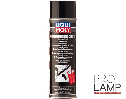 LIQUI MOLY Unterboden-Schutz Bitumen schwarz — Антикор для днища кузова битум/смола (черный) 0.5 л.: Unterboden Schutz
