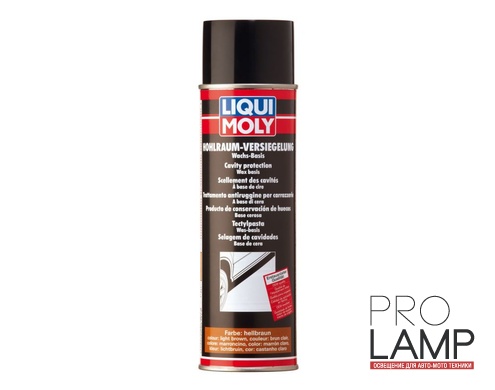 LIQUI MOLY Hohlraum-Versiegelung-Spray hellbraun — Антикор для пустот кузова воск (светло-желтый) 0.5 л.: antikor dlya
