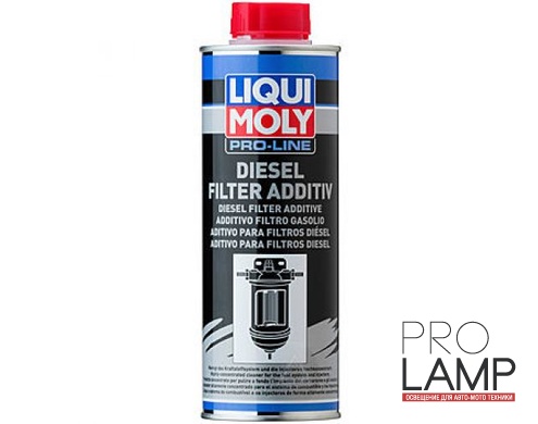 LIQUI MOLY Pro-Line Diesel Filter Additive - Присадка для дизельных топливных фильтров, 0,5л: 20790 500x500