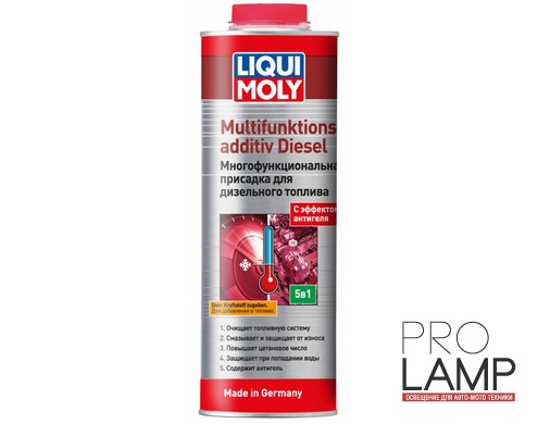 LIQUI MOLY Multifunktionsadditiv Diesel — Многофункциональная присадка для дизельного топлива 1л.: mnogofunktsionalnaya