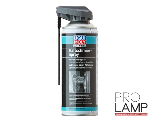 Адгезийная смазка-спрей Pro-Line — 0.4 л.: smazka professionalnaya sverkhlipkaya liqui moly pro line haftschmier spray