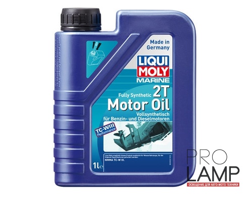LIQUI MOLY Marine Fully Synthetic 2T Motor Oil - Синтетическое моторное масло для водной техники, 1л: liqui moly dlya