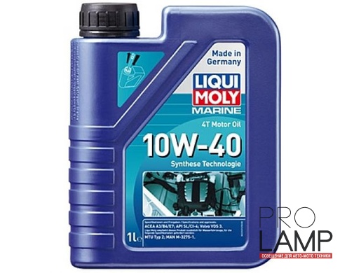 LIQUI MOLY НС-синтетическое моторное масло для лодок Marine 4T Motor Oil 10W-40 1л: 25012 500x500