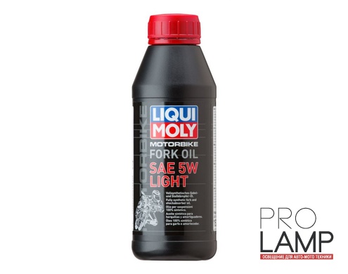 LIQUI MOLY Motorbike Fork Oil 5W Light — Синтетическое масло для вилок и амортизаторов 0.5 л.: maslo dlya vilok i