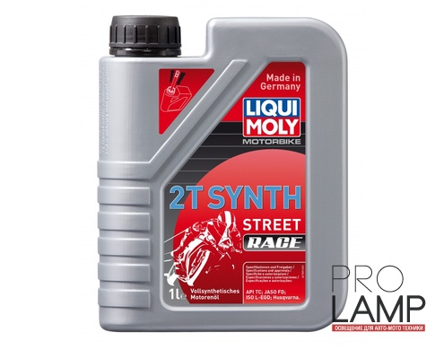 LIQUI MOLY Motorbike 2T Synth Street Race — Синтетическое моторное масло для 2-тактных мотоциклов 1 л.