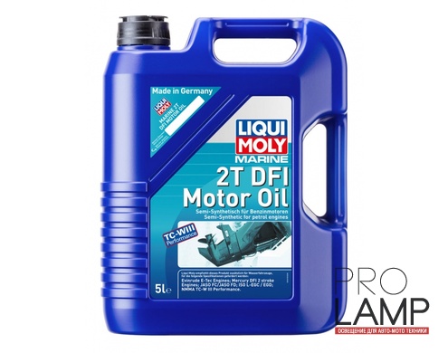 LIQUI MOLY Marine 2T DFI Motor Oil - Полусинтетическое моторное масло для водной техники, 5л: 1183088 1