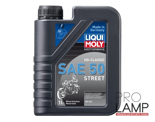 LIQUI MOLY Motorbike HD-Classic SAE 50 Street — Минеральное моторное масло для 4-тактных мотоциклов 1 л.: liqui moly