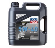 LIQUI MOLY Motorbike 4T HC Street 5W-40 — НС-синтетическое моторное масло для 4-тактных мотоциклов 4 л.