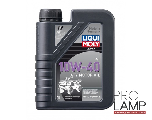LIQUI MOLY ATV 4T Motoroil 10W-40 — НС-синтетическое моторное масло для 4-тактных квадроциклов 1 л.: liqui moly motoroil