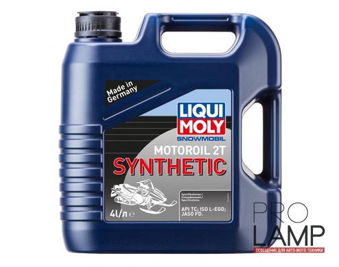 LIQUI MOLY Snowmobil Motoroil 2T Synthetic — Синтетическое моторное масло для снегоходов 4 л.: liqui moly dlya