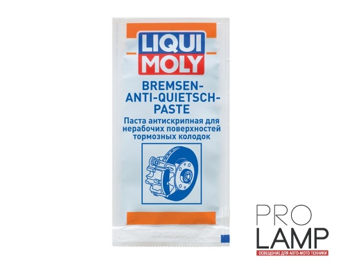 LIQUI MOLY Bremsen-Anti-Quietsch-Paste — Синтетическая смазка для тормозной системы 0.01 л.: smazka dlya tormoznykh