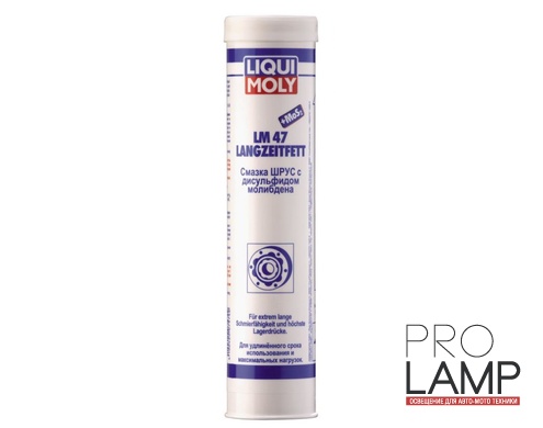 LIQUI MOLY LM 47 Langzeitfett + MoS2 — Смазка ШРУС с дисульфидом молибдена 0.4 л.: smazka shrus liqui moly lm 47