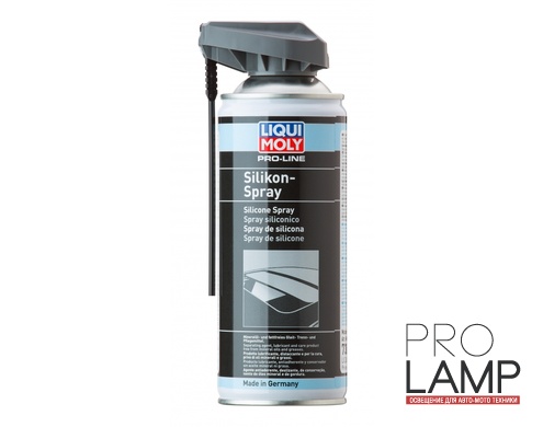 LIQUI MOLY Pro-Line Silikon-Spray — Бесцветная смазка-силикон 0.4 л.: liqui moly pro line silikon spray 0.4 l 1
