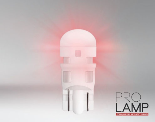 Светодиодные лампы Osram W5W RED - 2825DRP-02B — Pro Lamp LEDrivingSL W5W 2825DRP 02B 3